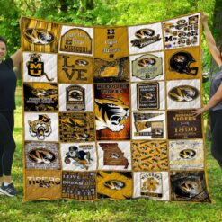 Missouri Tigers 3 Blanket Quilt Rze1