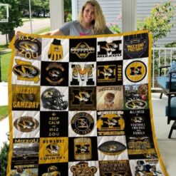 Missouri Tigers 2 Blanket Quilt Rze1