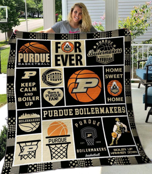 Purdue Boilermakers 2 Blanket Quilt Rze1