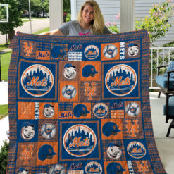 New York Mets 1 Blanket Quilt Rze1