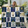 Notre Dame Fighting Irish 1 Blanket Quilt Rze1