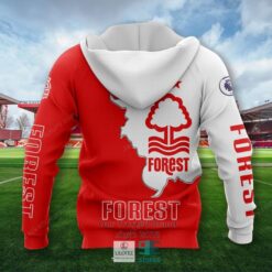 Alternative view of Nottingham Forest Hoodie Zip Hoodie 3D TN