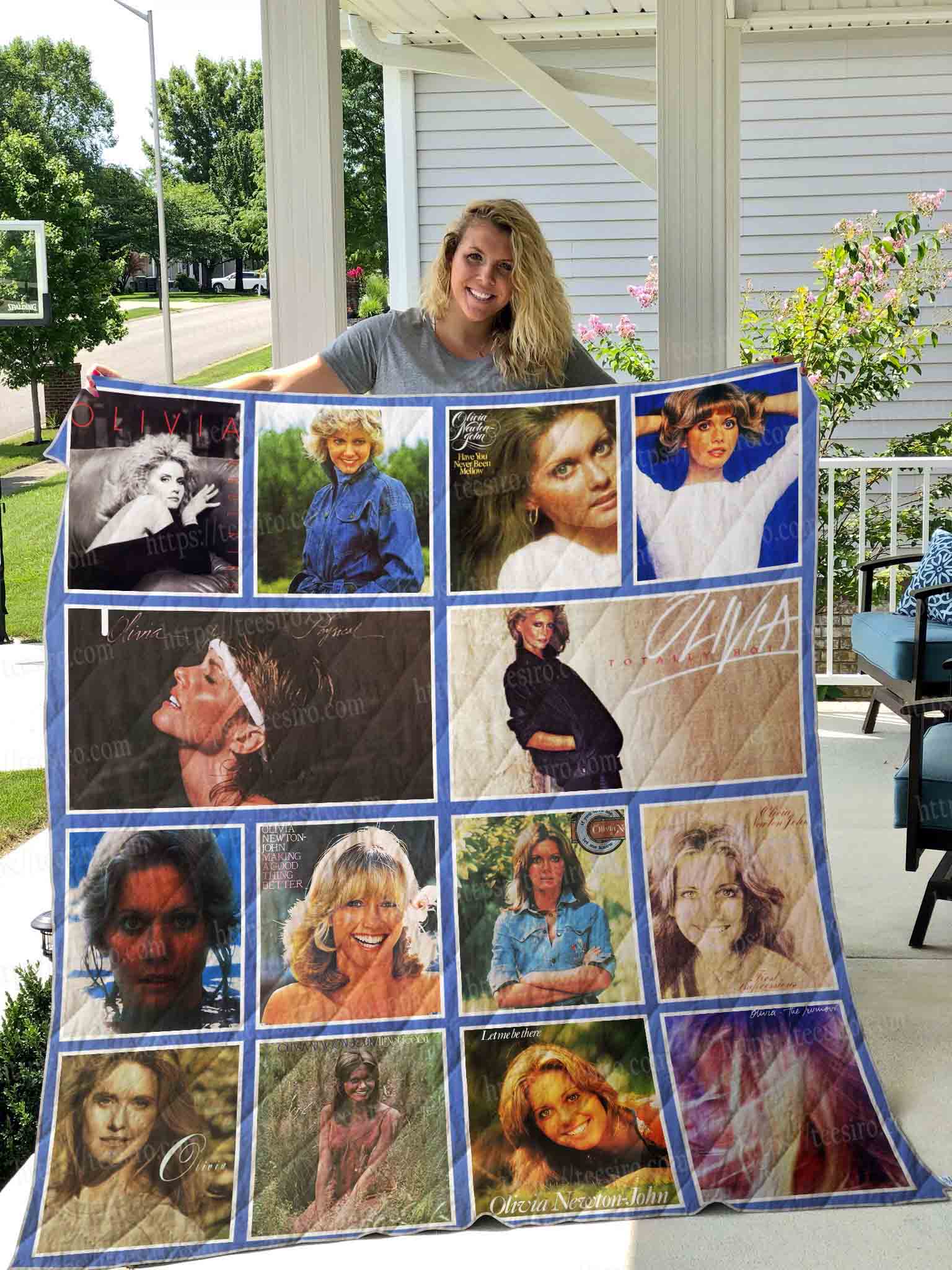 Olivia Newton-John Lover Quilt Blanket Quilt Rze2