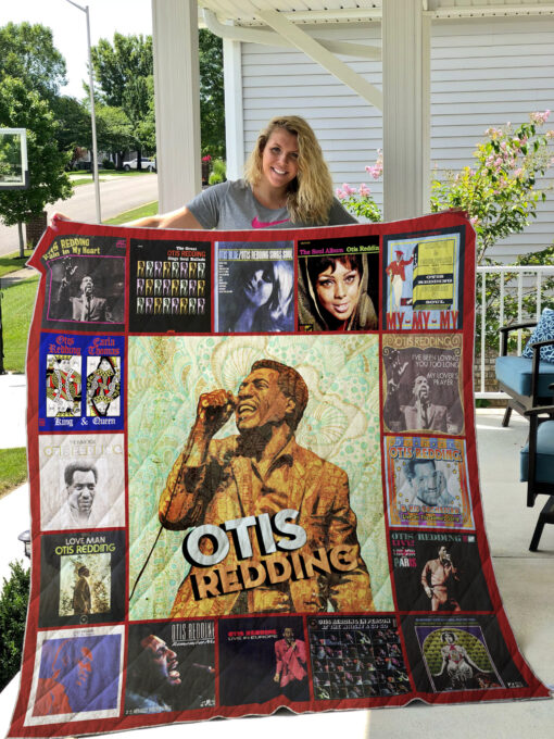 Otis Redding Quilt Blanket Quilt Rze1