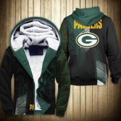 Green Bay Packers Lover Fleece Jacket Rze2