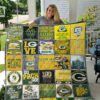Green Bay Packers Lover Quilt  Blanket Quilt Rze2