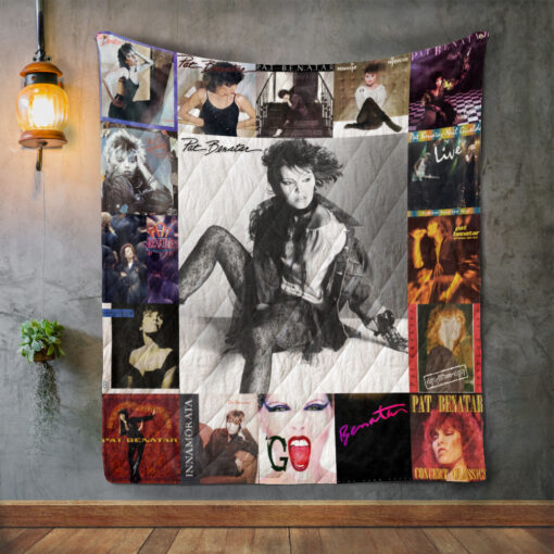 Pat Benatar 1 Quilt Blanket TN