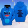 Stitch a1 Hoodie Zip Hoodie 3D Rze1