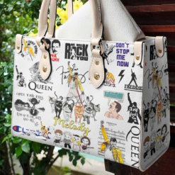 Queen Band White Leather Bag Rze2