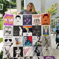 Freddie Mercury Queen Band Blanket Quilt Rze2
