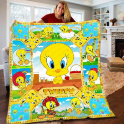 Tweety Bird a1 Quilt Blanket Rze1
