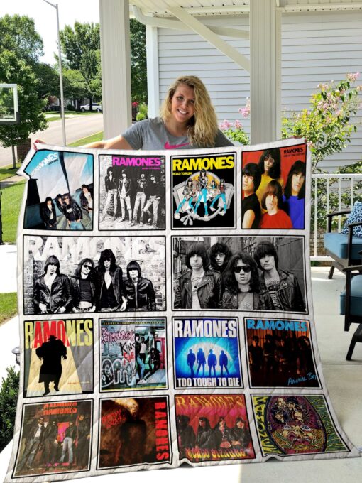 Ramones Lover Blanket Quilt TN