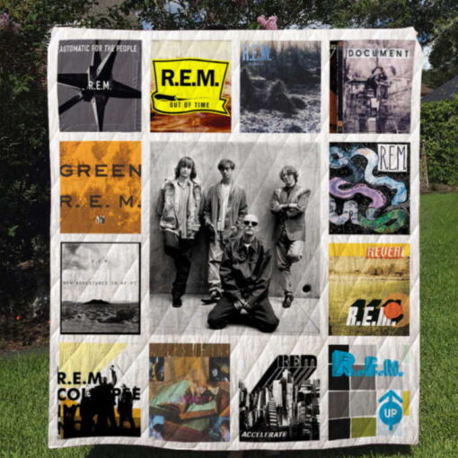 R.E.M. Band Blanket Quilt Rze2