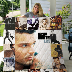 Ricky Martin Blanket Quilt Rze1