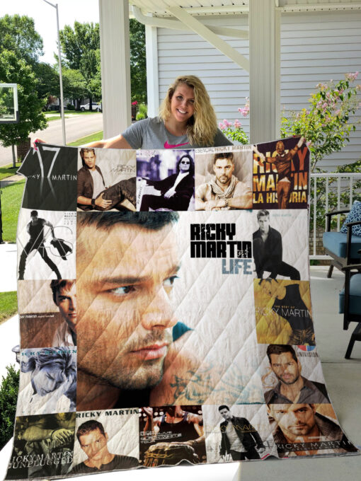 Ricky Martin Blanket Quilt Rze1