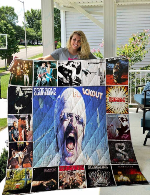 Scorpions band lover Blanket Quilt Rze2