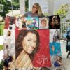 Shania Twain 2 Blanket Quilt Rze1