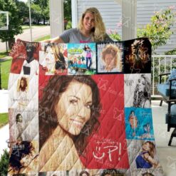 Shania Twain 2 Blanket Quilt Rze1