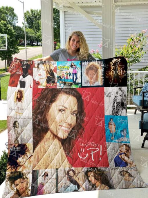 Shania Twain 2 Blanket Quilt Rze1