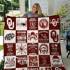 Oklahoma Sooners Quilt Blanket Quilt Rze2