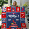 St. Louis Cardinals Quilt Blanket Quilt Rze2