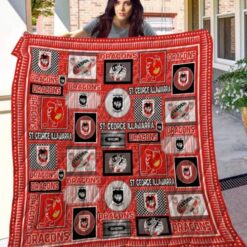 St. George Illawarra Dragons 1 Blanket Quilt Rze1