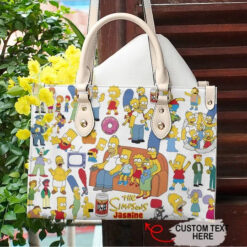 The Simpsons Hand Leather Bag Rze1