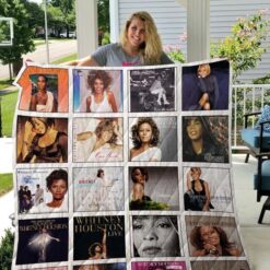 Whitney Houston 3 Quilt Blanket MIH08