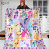 My Little Pony 2 Blanket Quilt Rze1
