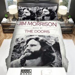 Jim Morrison Bedding Set Rze1
