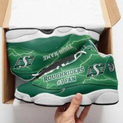 Alternative view of Saskatchewan Roughriders Jordan 13 Shoes Rze1