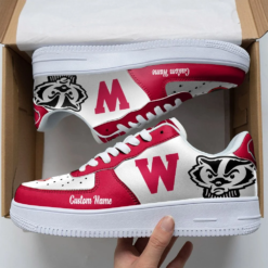Wisconsin Badgers Air Force 1 Shoes Rze1