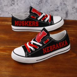 Nebraska Cornhuskers Low Top Shoes Rze1