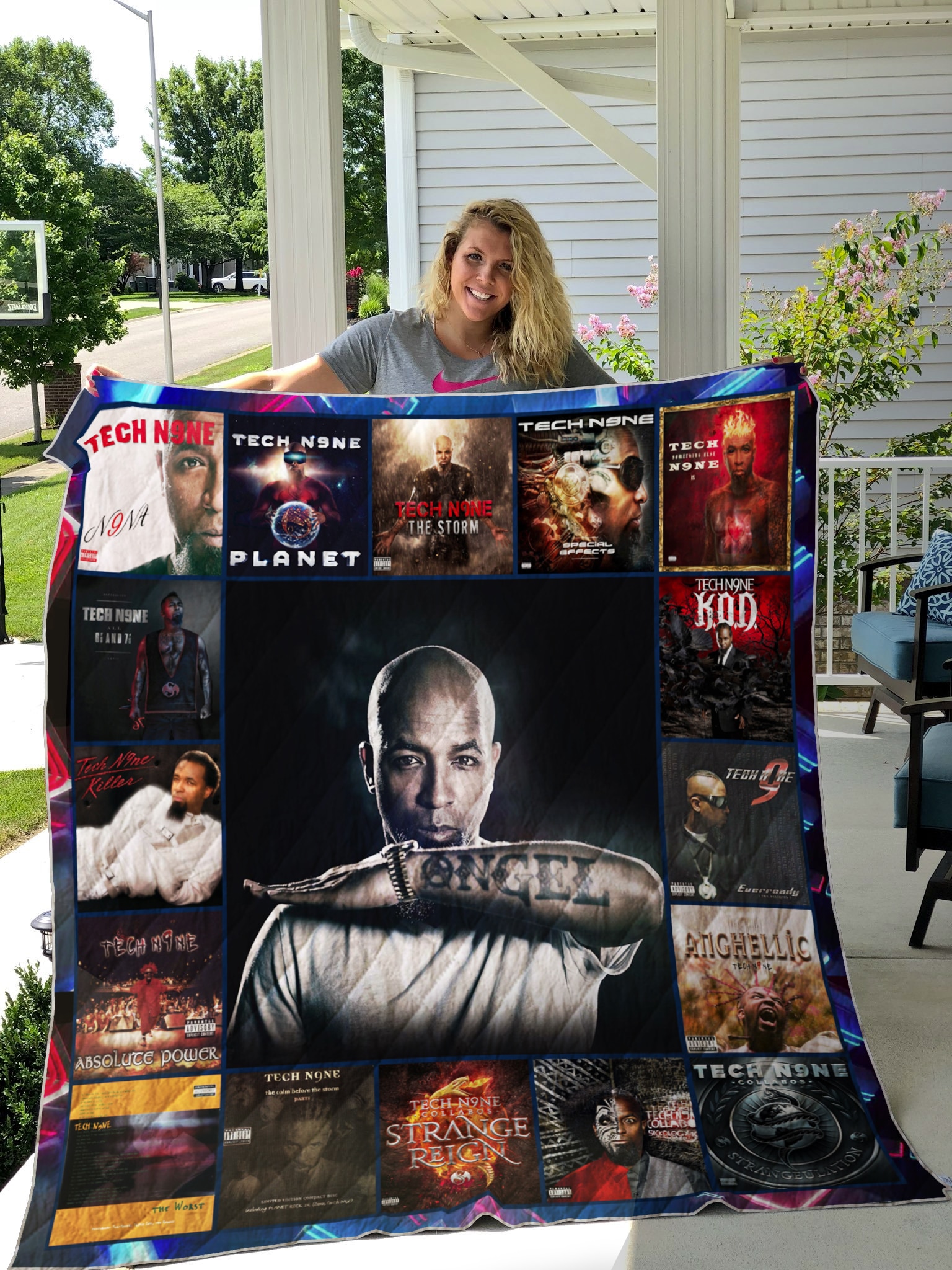 Tech N9ne 1 Blanket Quilt TN