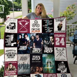 Teen Wolf Lover Blanket Quilt B23