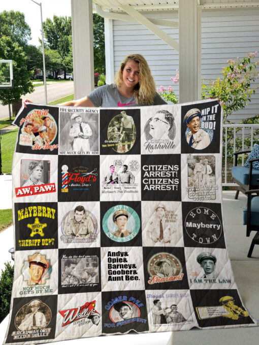 the andy griffith show quilt blanket for fans ver 25 2