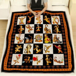Tigger Winnie The Pooh 3 Quilt Blanket Quilt Rze1