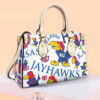 Kansas Jayhawks g01 Hand Leather Bag Rze1