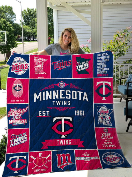 Minnesota Twins Blanket Quilt Rze2