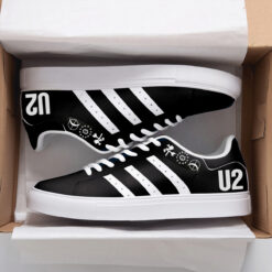 U2 Band Mate Black Skate Stan Smith New Shoes Rze2