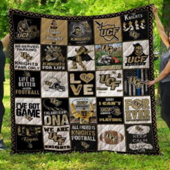 UCF Knights 3 Blanket Quilt Rze1