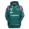 Sebastian Vettel Aston Martin Lover Hoodie 3D Rze2