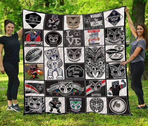 vodafone Warriors Lover Blanket Quilt Rze2