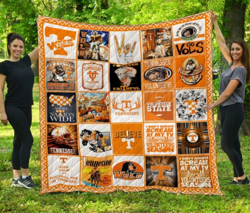 Tennessee Volunteers Lover Quilt Blanket Quilt Rze2