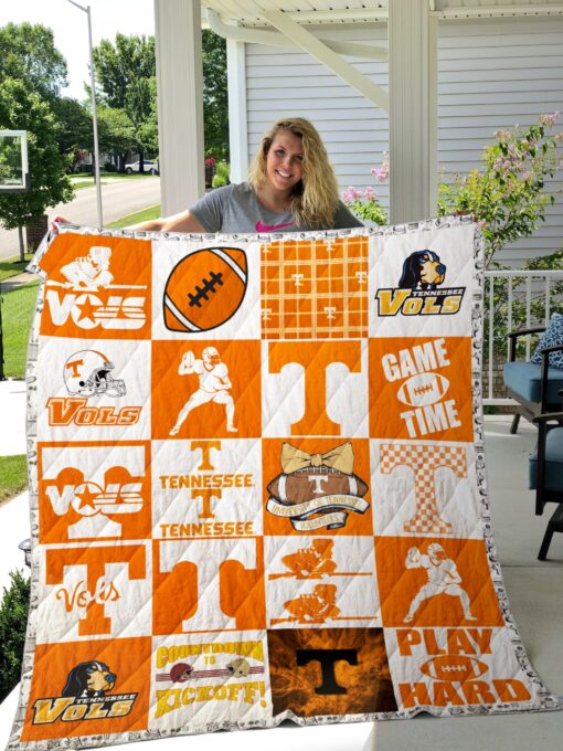 Tennessee Volunteers Quilt Blanket Quilt Rze2