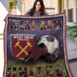 West Ham United Blanket Quilt B20