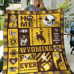 Wyoming Cowboys 1 Blanket Quilt B20