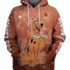 Scooby-Doo a00 Hoodie Zip Hoodie 3D Rze1