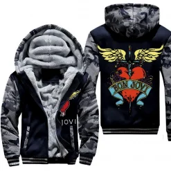 Bon Jovi a1 Fleece Jacket B20
