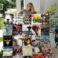 Bon Jovi 3 Blanket Quilt B20